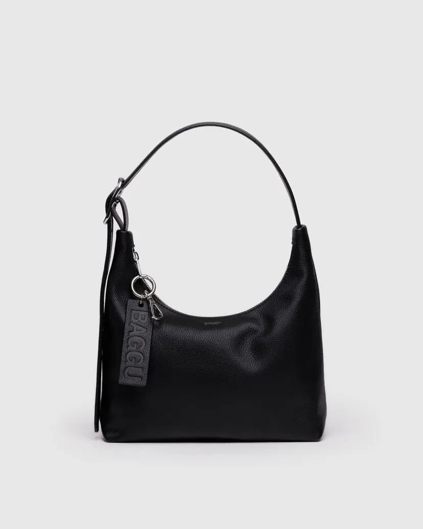 BAGGU LEATHER MINI SHOULDER BAG