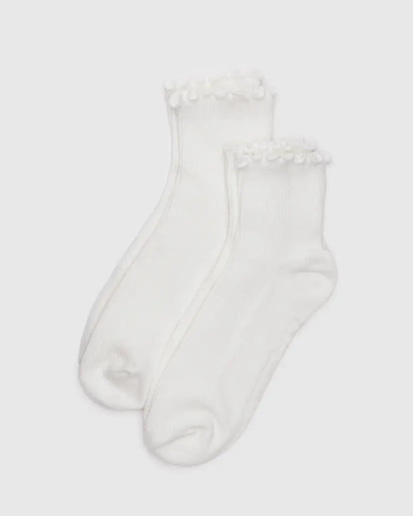 BAGGU LETTUCE EDGE SOCKS