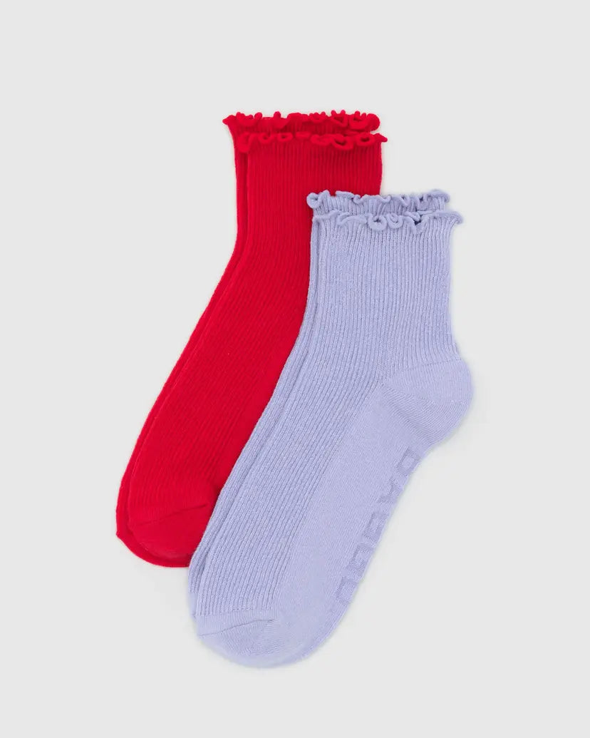 BAGGU LETTUCE EDGE SOCKS