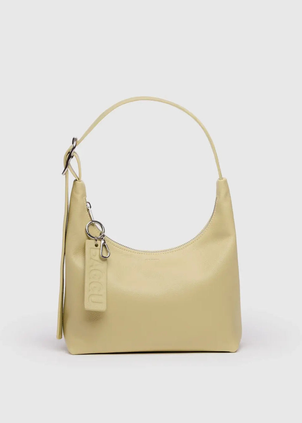 BAGGU LEATHER MINI SHOULDER BAG