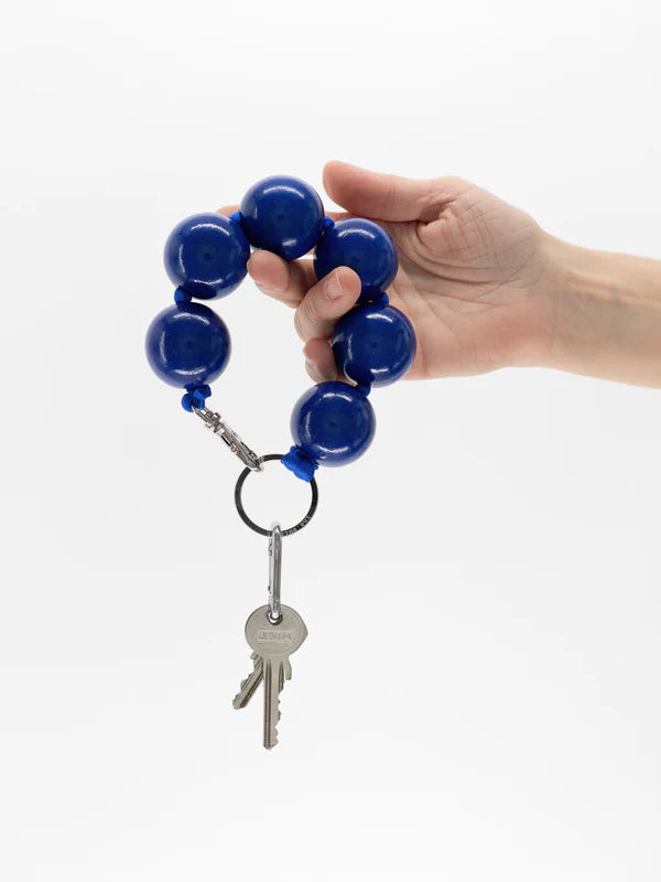XL WOOD BEAD KEYCHAIN