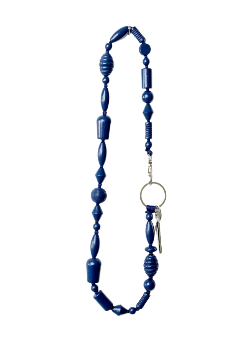 小物 ina.seifert Ina Seifert's painted wood bead key chain/bracelet and
