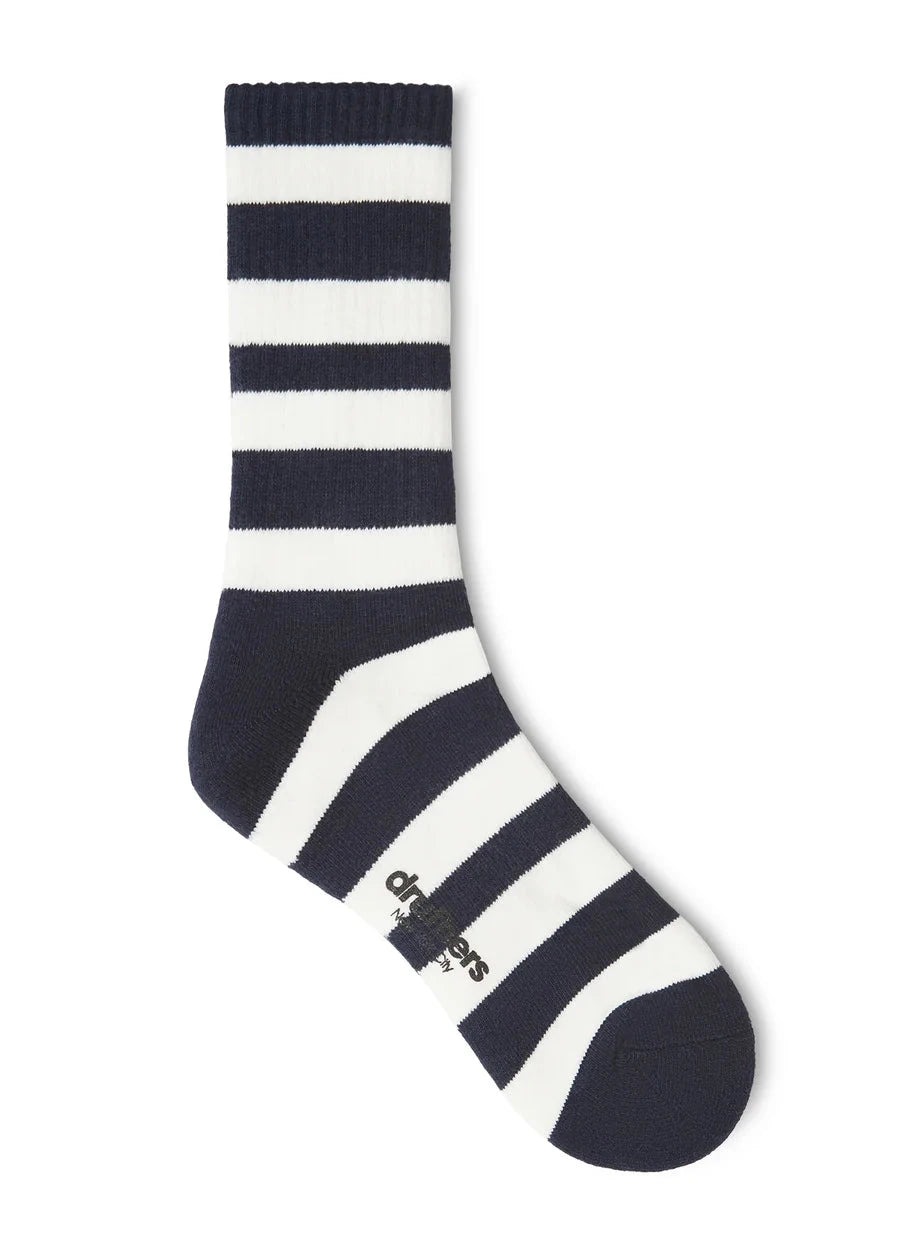 DRUTHERS LUXURY YARN STRIPE CREW SOCK