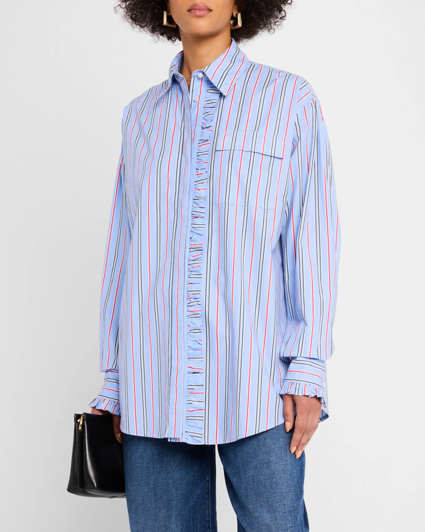 KYLIE BOLD STRIPE BLOUSE