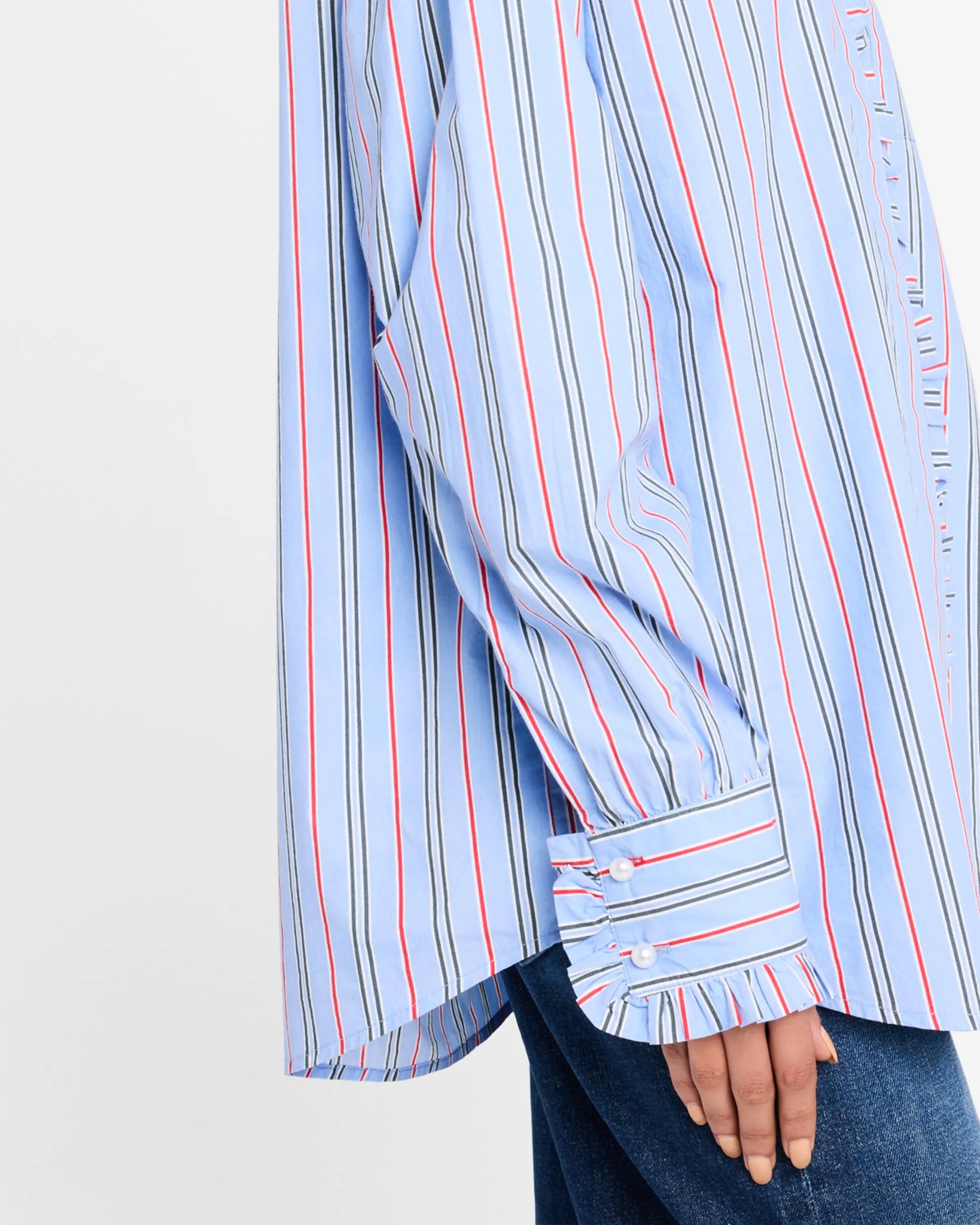 KYLIE BOLD STRIPE BLOUSE