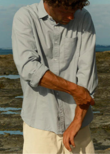 MEN'S ONE POCKET LONG SLEEVE BUTTON DOWN