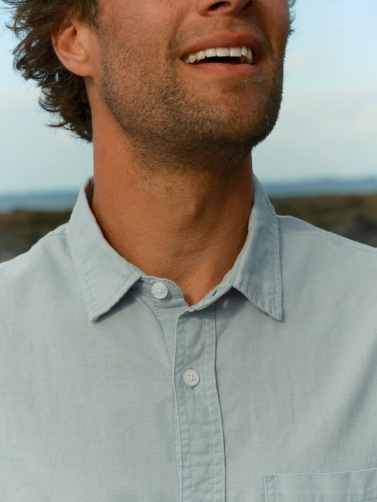 MEN'S ONE POCKET LONG SLEEVE BUTTON DOWN