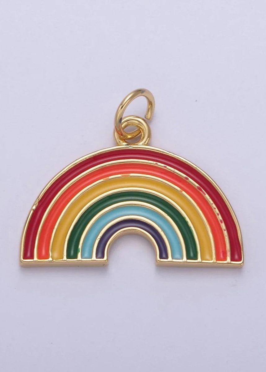 LARGE RAINBOW CHARM