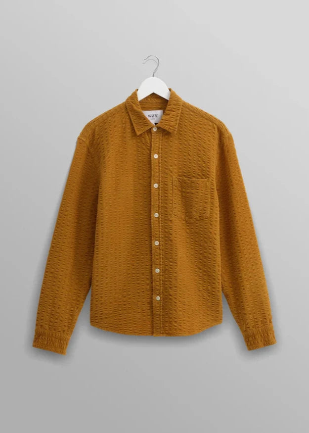 WAX LONDON SHELLY SEERSUCKER CORD SHIRT