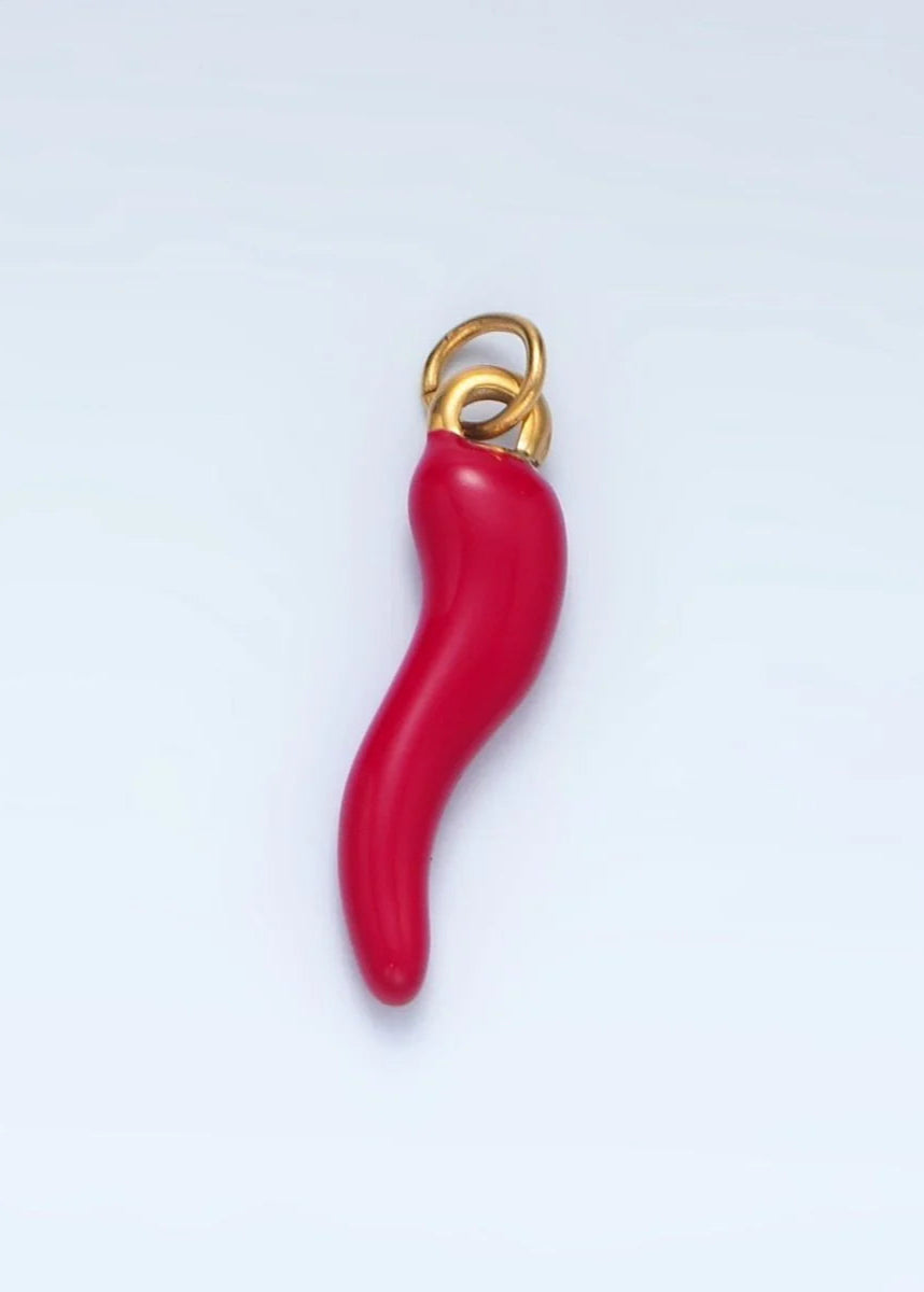 SMALL RED PEPPER/ ITALIAN HORN CHARM