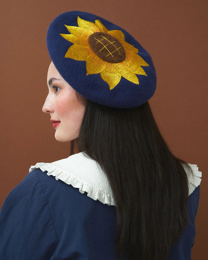 KINA AND TAM X DAVID ROSS LAWN COTTAGECORE BERET – Interwoven
