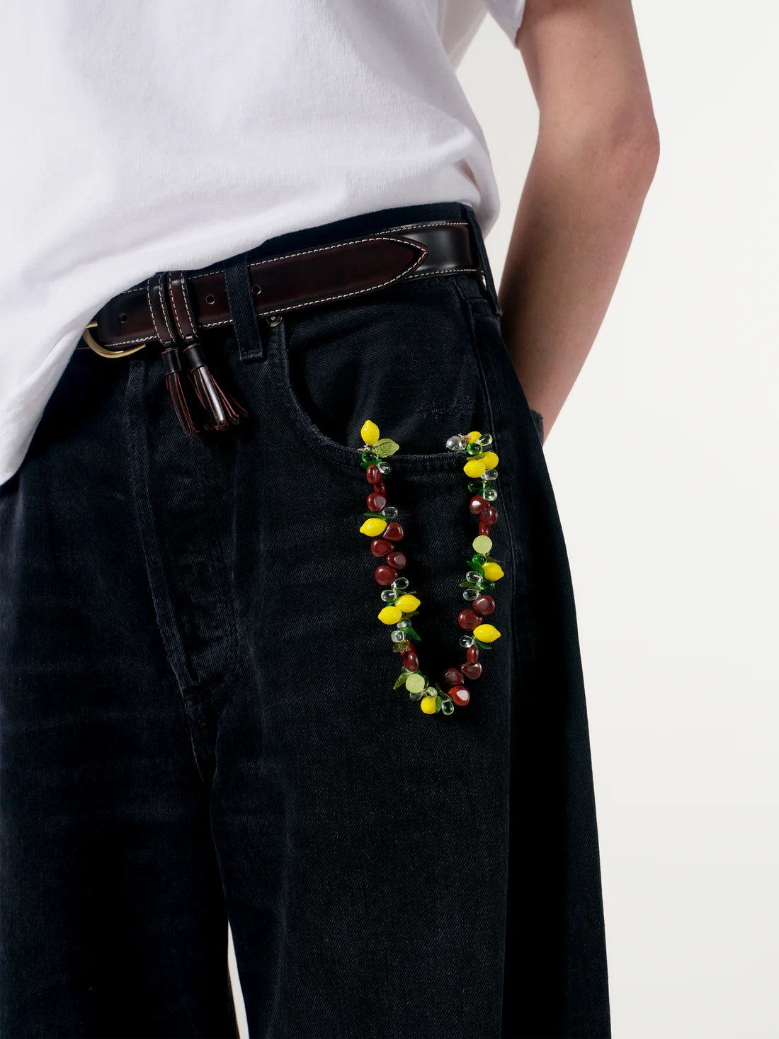 OSSA NEW YORK MEYER LEMON WRISTLET PHONE CHAIN