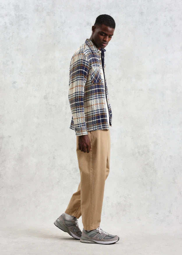 WAX LONDON WHITING CHARLTON CHECK OVERSHIRT