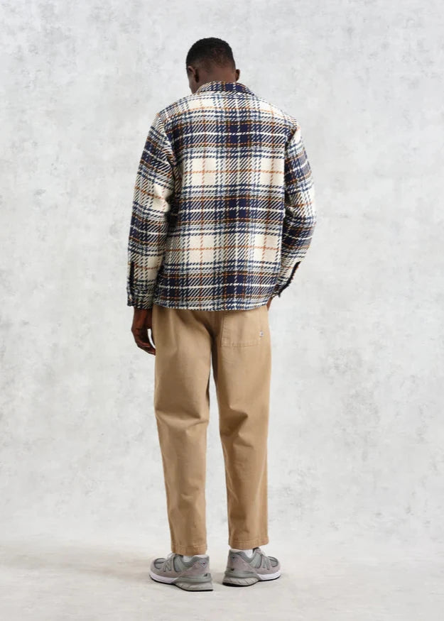 WAX LONDON WHITING CHARLTON CHECK OVERSHIRT