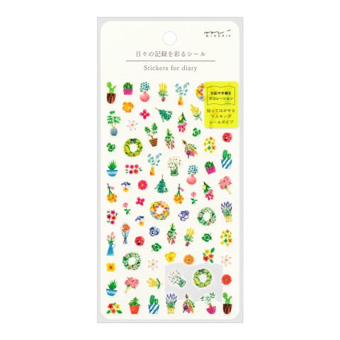 FLORAL DIARY STICKERS