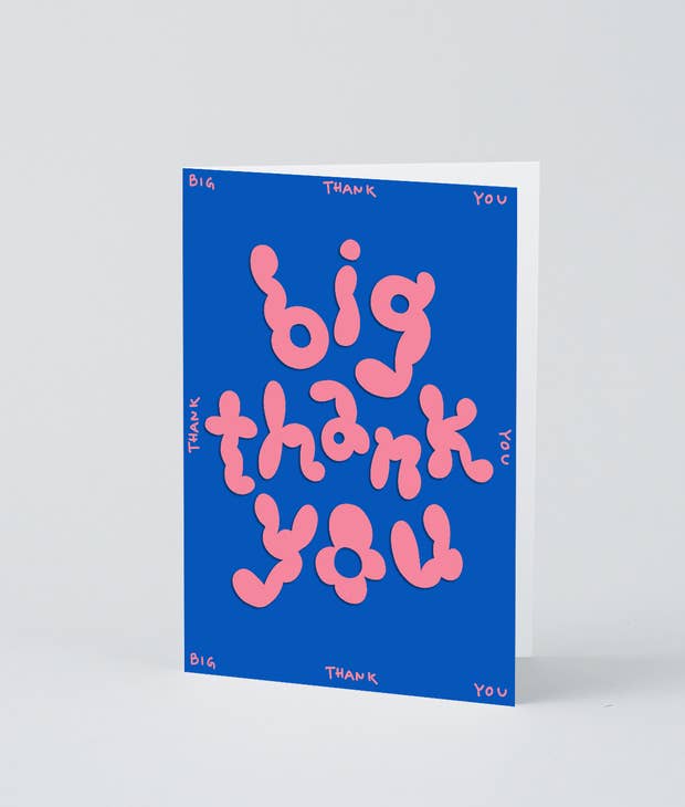 BIG THANK YOU CARD