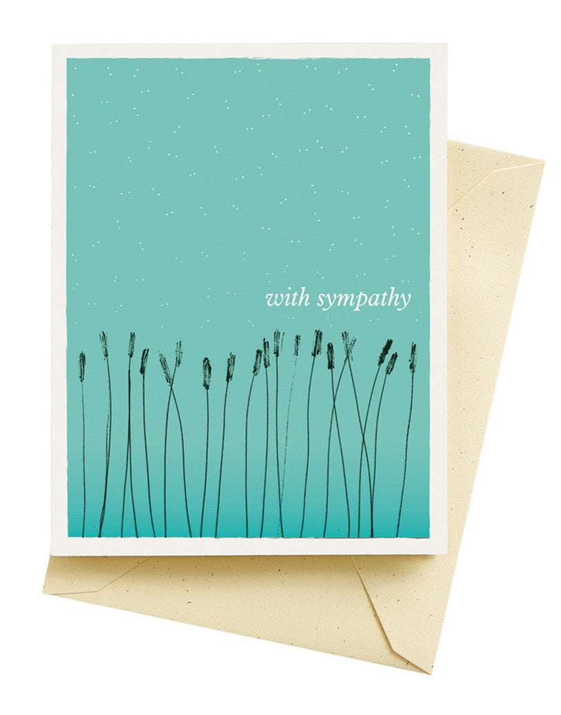 CATTAILS SYMPATHY CARD