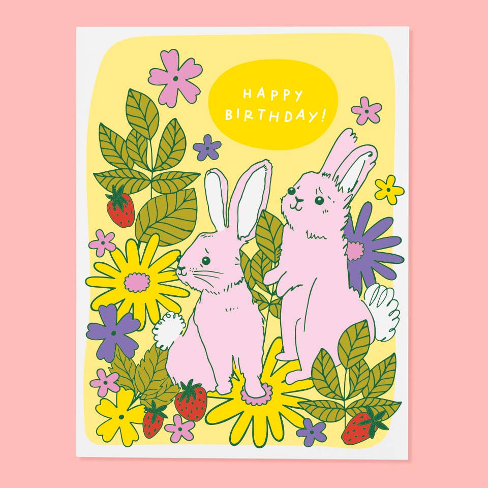 BIRTHDAY BUNNIES CARD