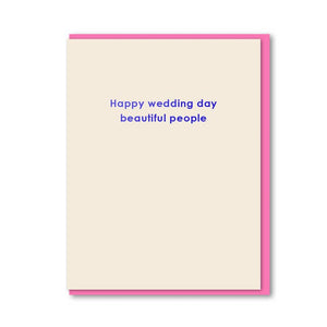 HAPPY WEDDING DAY CARD